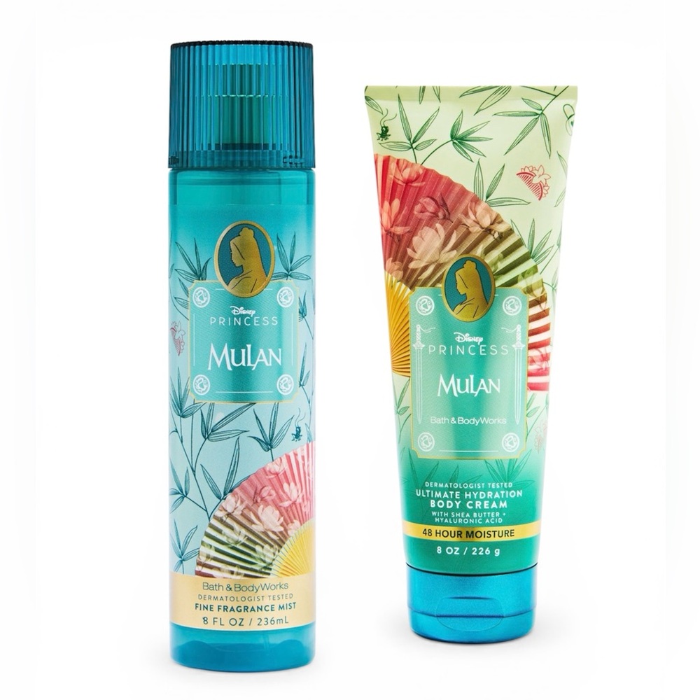 Disney Mulan 8oz Bath & Body Works Set Inspired Fragrance 🆕